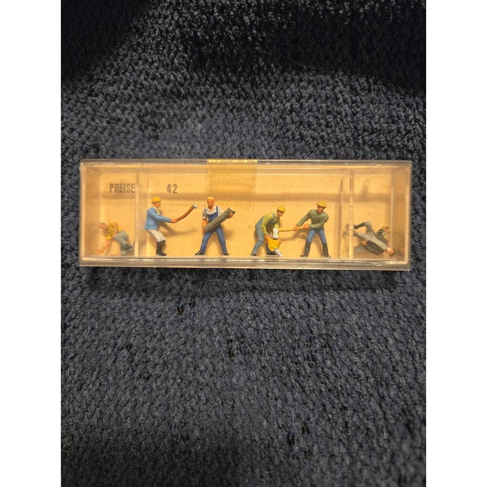 RARE Preiser 1:90 Scale Exklusiv #32 Vintage Industrial Workers 5 Figure Set
